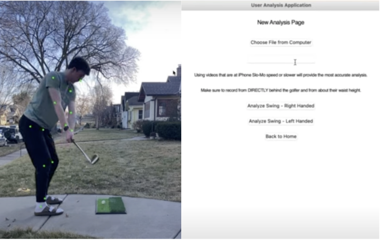 Golf Swing Analysis Application